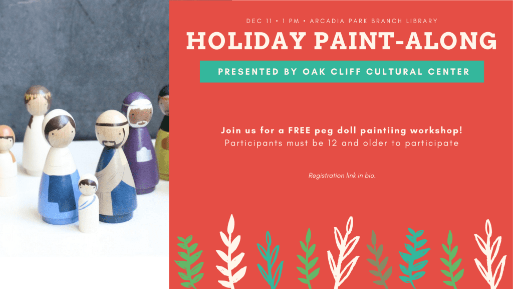 dec 11 | holiday paint-along